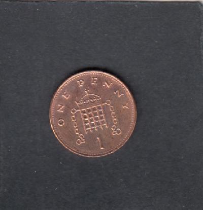 Beschrijving: 1 Pence ELIZABETH II
